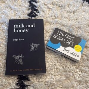 Milk and Honey Poem Fault in Our Stars book set